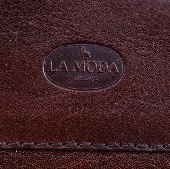 PORTFÖLJ, skinn, La Moda.