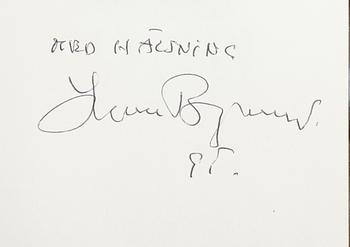 BÖCKER, 4 st, med Ingmar Bergmans autograf -95.