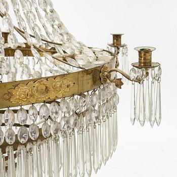 An Empire chandelier, first half of the 19th Century.