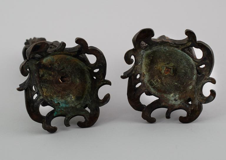 SKULPTURER, 1 par, järn, England, 1800-tal.