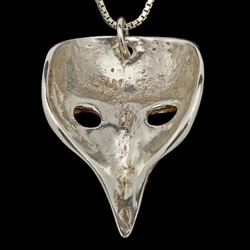 HALSSMYCKE, sterlingsilver, Owe Johansson, Varberg, 2000-tal. Vikt ca20g.