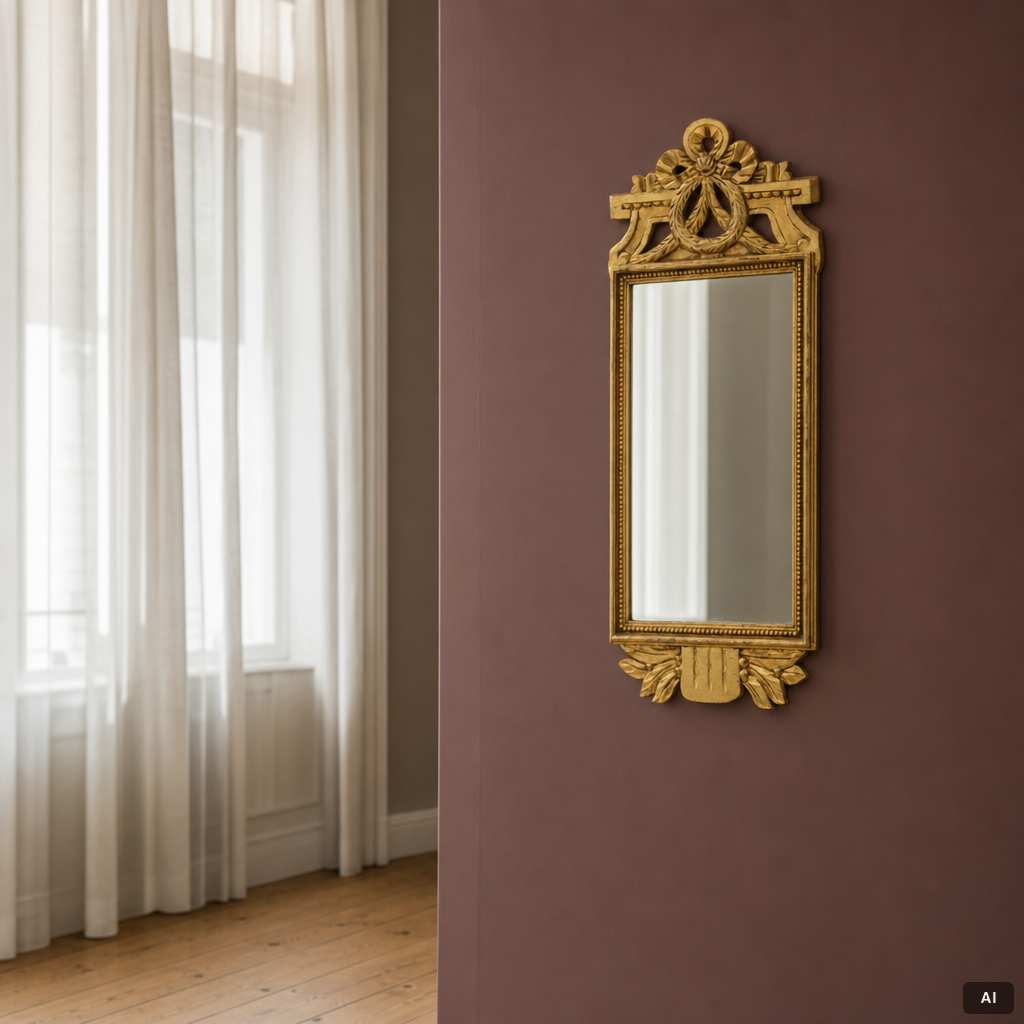 Spegel. gustaviansk stil. 1900-tal.