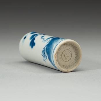SNUSFLASKA, porslin. Qingdynastin 1800-tal.