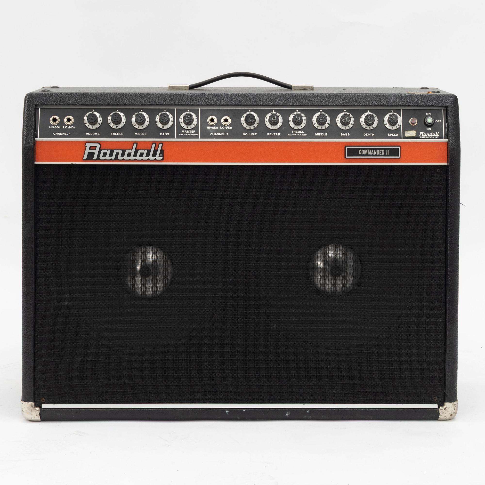 Randall, "Commander II", "RG-120-212", guitar amplifier, 1970s, USA.