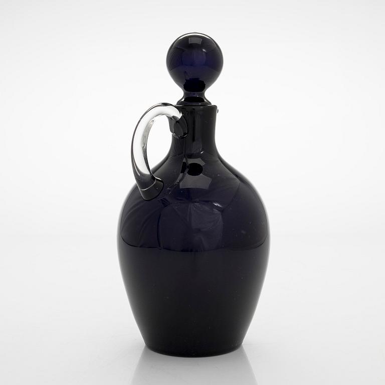 Saara Hopea, karaff med dricksglas, 19 st, modell 2501, Nuutajärvi Notsjö. Formgiven 1959.