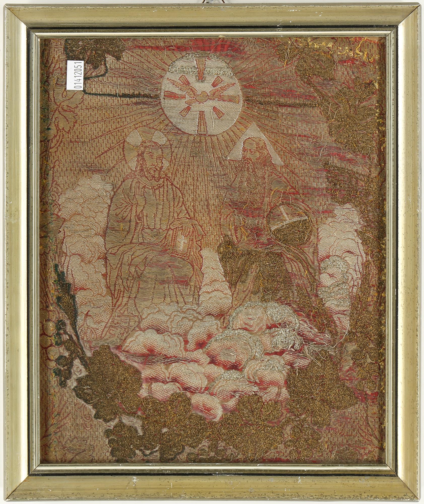 TEXTILFRAGMENT, Ryssland, sent 1800-tal.