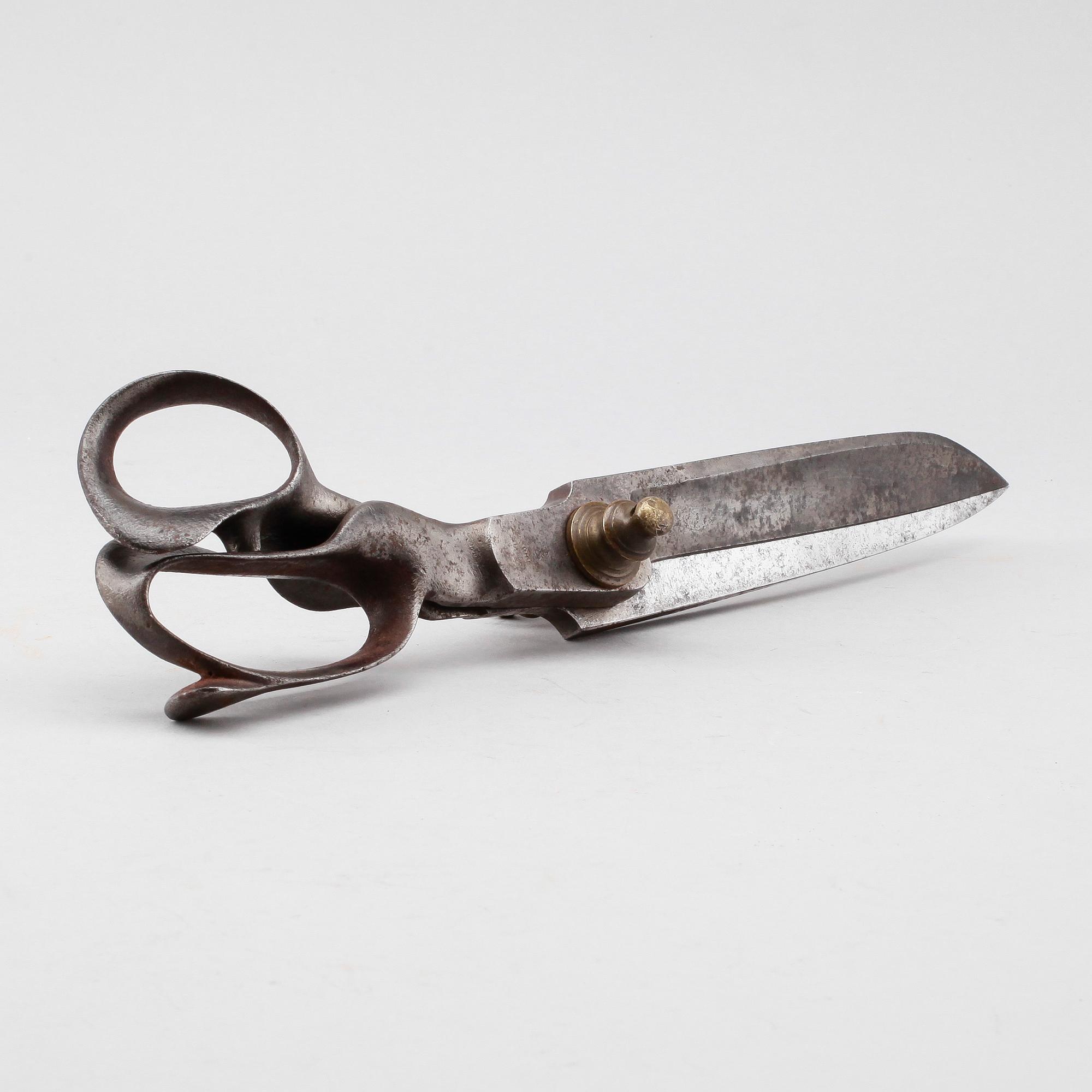 SKRÄDDARSAX, stål, C W Dahlgren, Eskilstuna, sent 1800-tal.