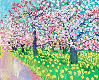 25. Inge Schiöler, Fruit trees in bloom.