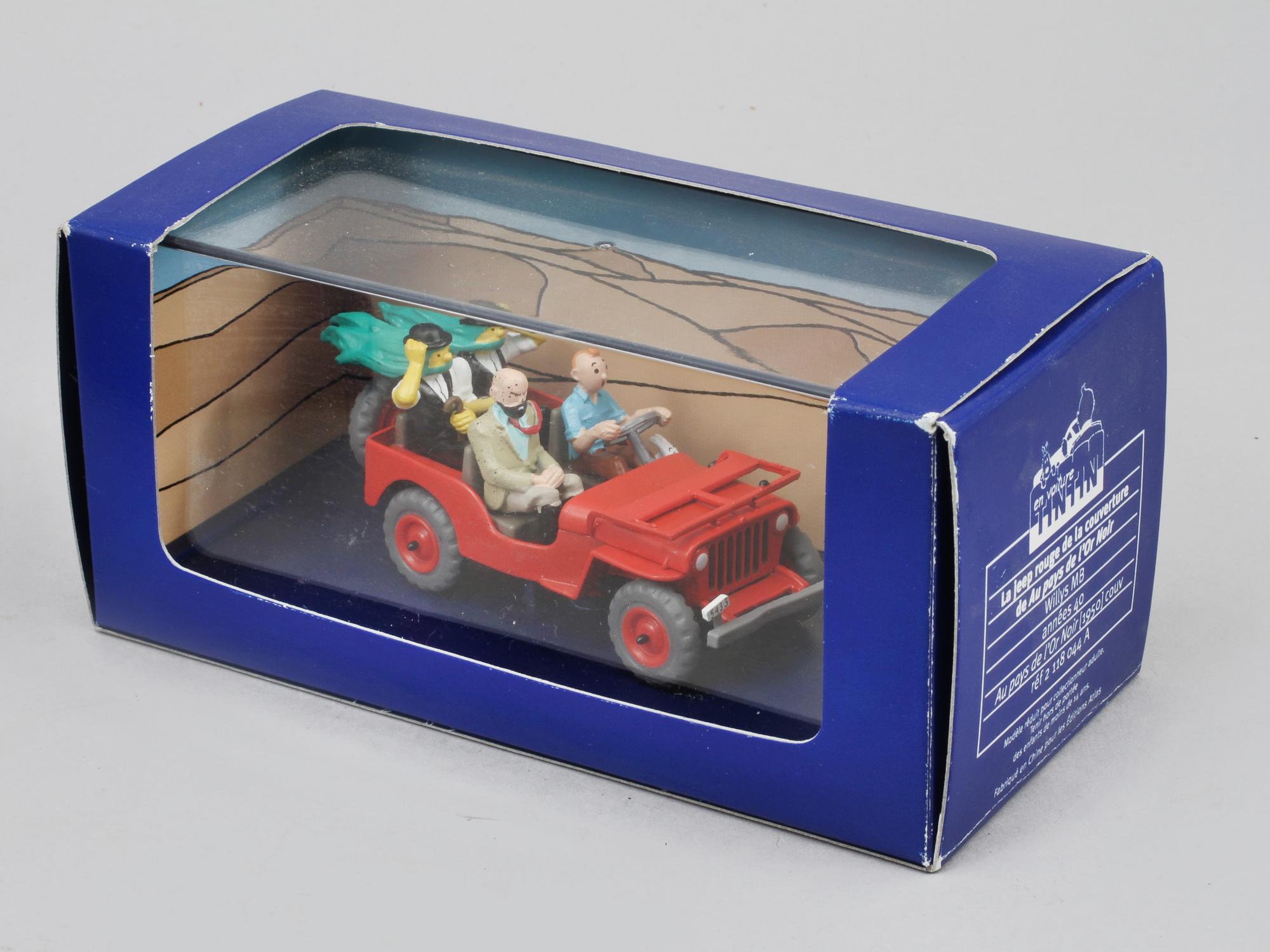 LEKSAKSBILAR, 18 st, "En voiture Tintin", Moulinsart, 2000-tal.