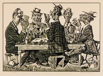 Aleksander Ristmägi, Card Players.