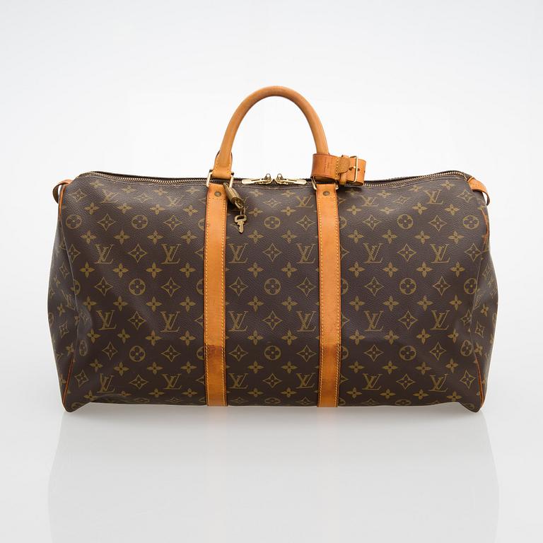 Louis Vuitton, A Monogram 'Keepall 50' weekendbag.