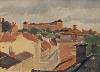 Lars Erik Falk, View of Uppsala.