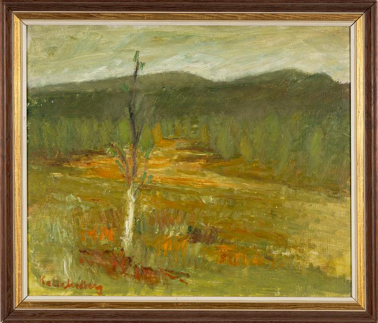 Kalle Hedberg, oil on panel, signed.