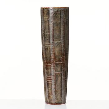 Carl-Harry Stålhane, a unique stoneware vase, Rörstrand, Sweden 1958.