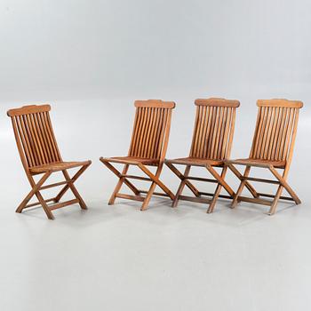 Four 21th century garden chairs by Scandinavian Design Jutlandia.