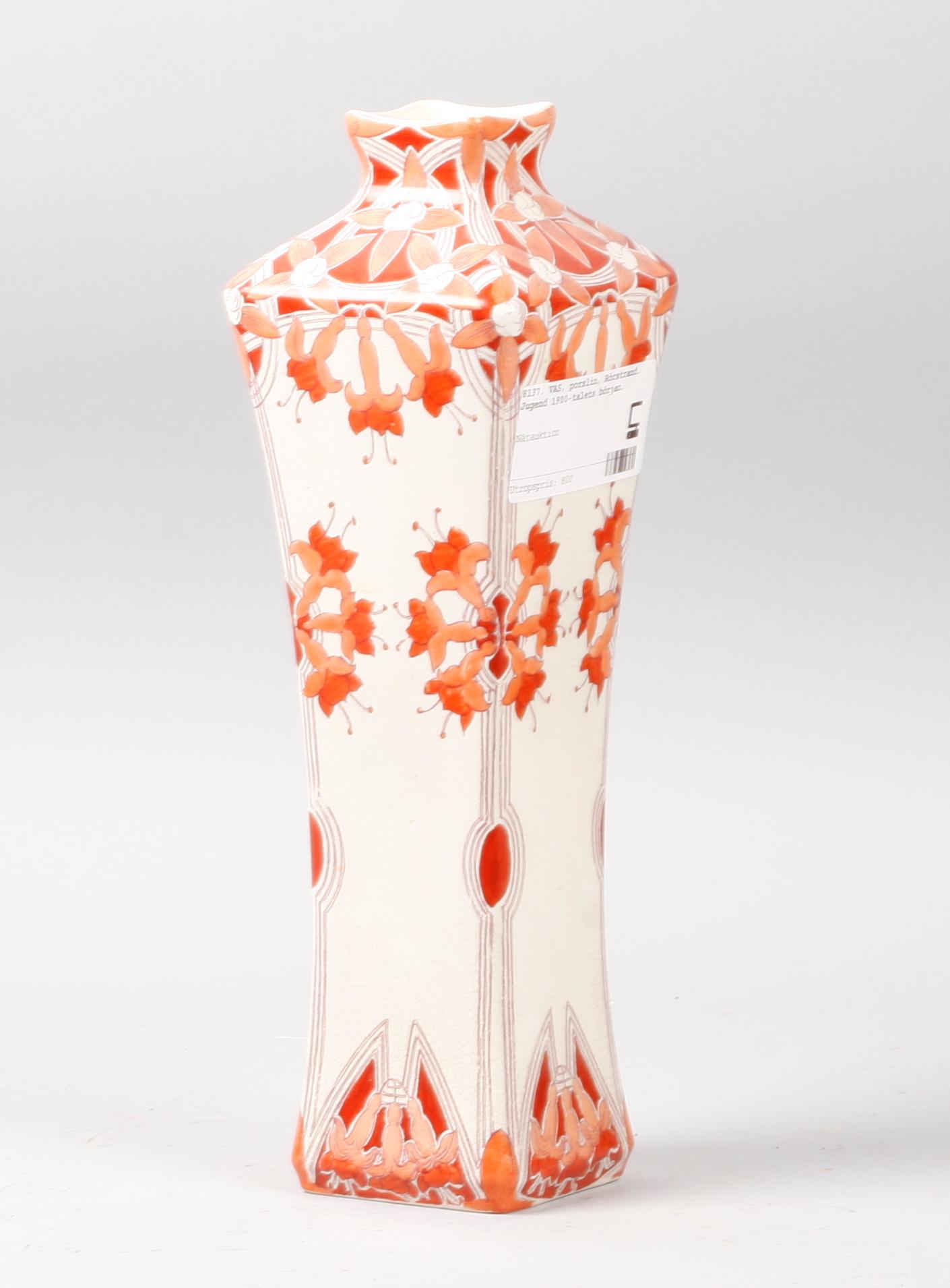 VAS, porslin, Rörstrand. Jugend 1900-talets början.