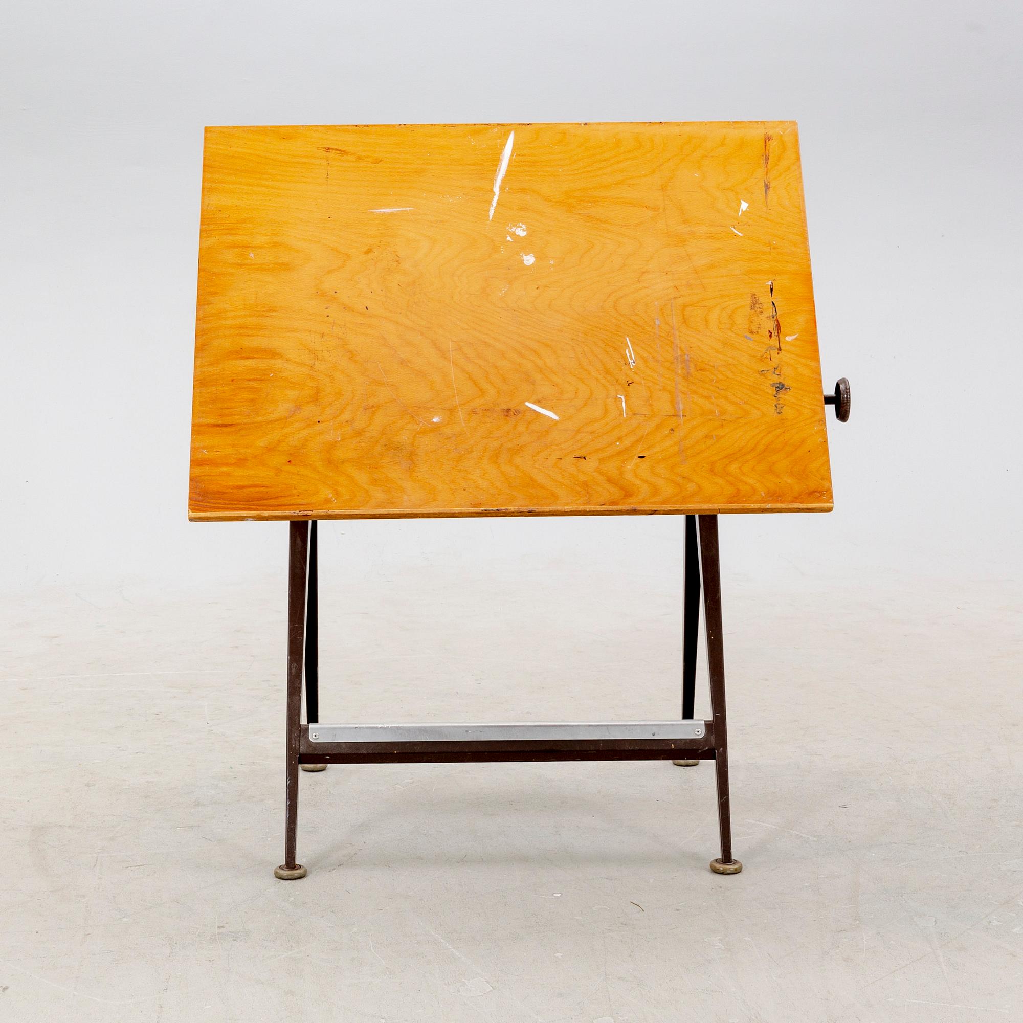 Friso Kramer, Arkitektbord/Ritbord, för De Cirkel, Holland 1950-60-tal.