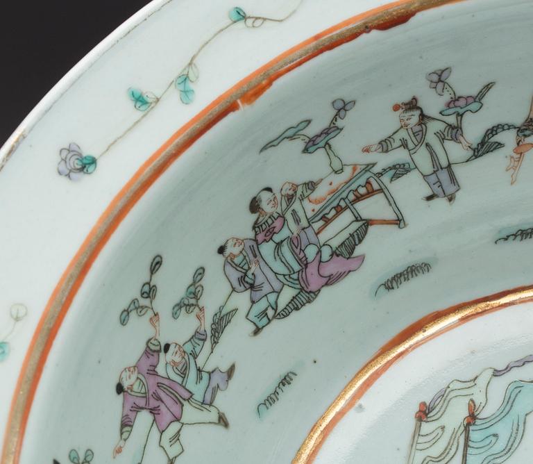 SKÅL, Kina, 1800-tal, porslin.