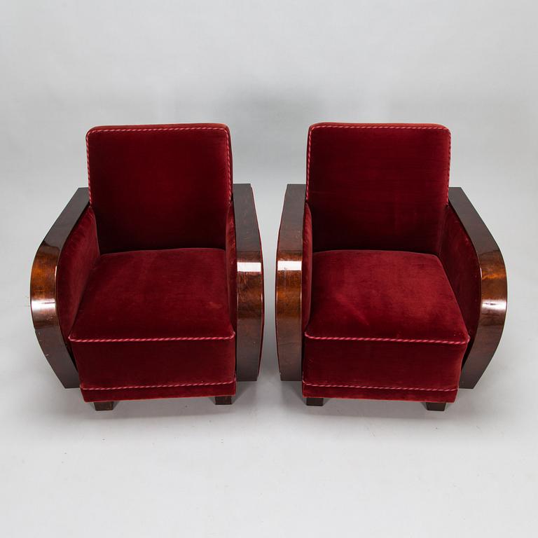 Soffmöblemang, 3 delar, jubileumsmodell "Pormestari" (Borgmästren) för Asko 1993.