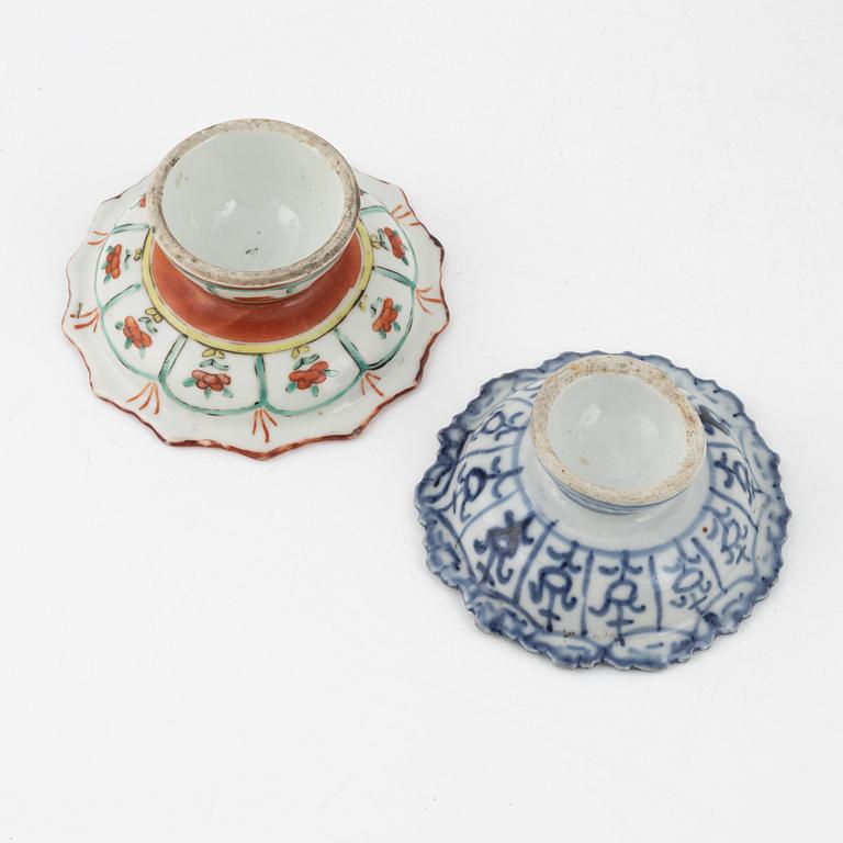 Six pieces of Chinese porcelain, 18th-20th century.