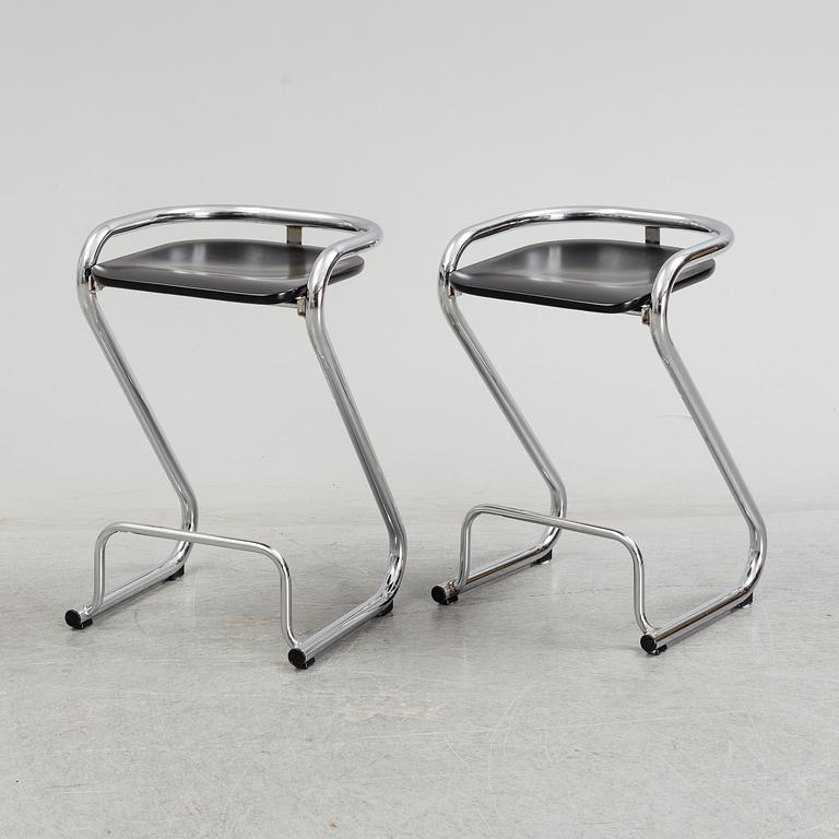 BARSTOLAR, 6 st, "S70-3", Börge Lindau och Bo Lindekrantz, Lammhults.