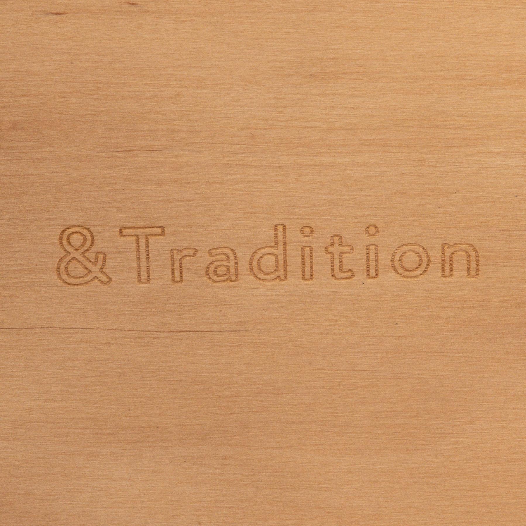 A set of four 'Rely Armchairs', &Tradition, Denmark.