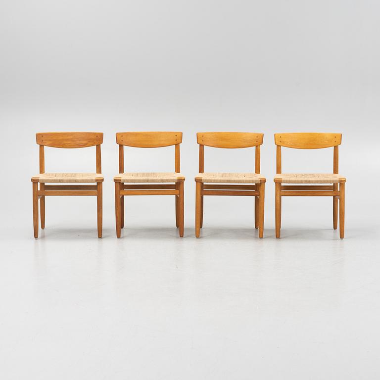Børge Mogensen, four 'Öresund' chairs, AB Karl Andersson & Söner.