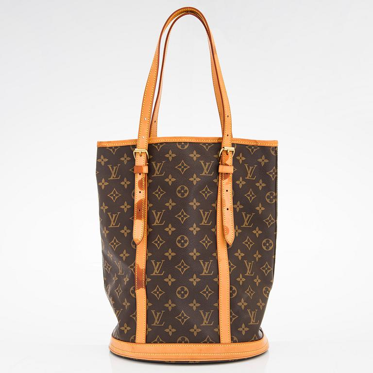 Louis Vuitton, a Monogram Canvas "Bucket" bag and pochette.