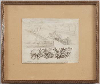 Fritz von Dardel · FRITZ VON DARDEL, teckning, osignerad.