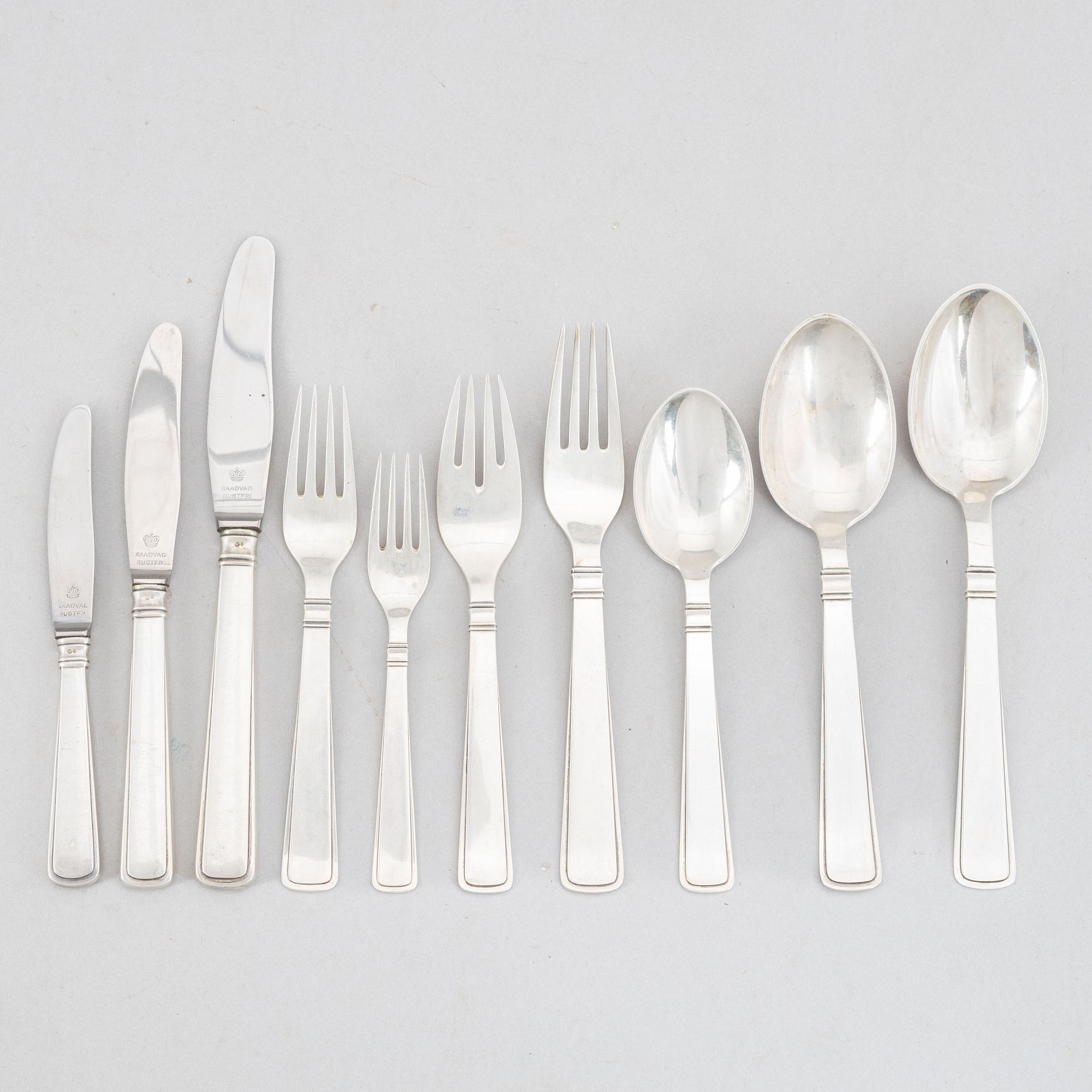 Bestickservis, 36 delar, silver, Cohr, Danmark.