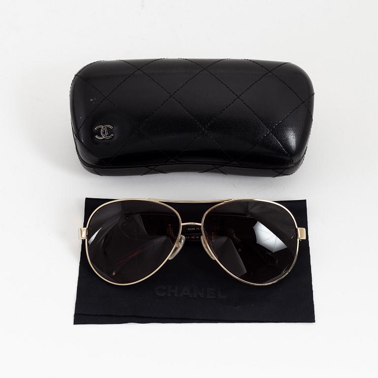 Chanel, sunglasses.