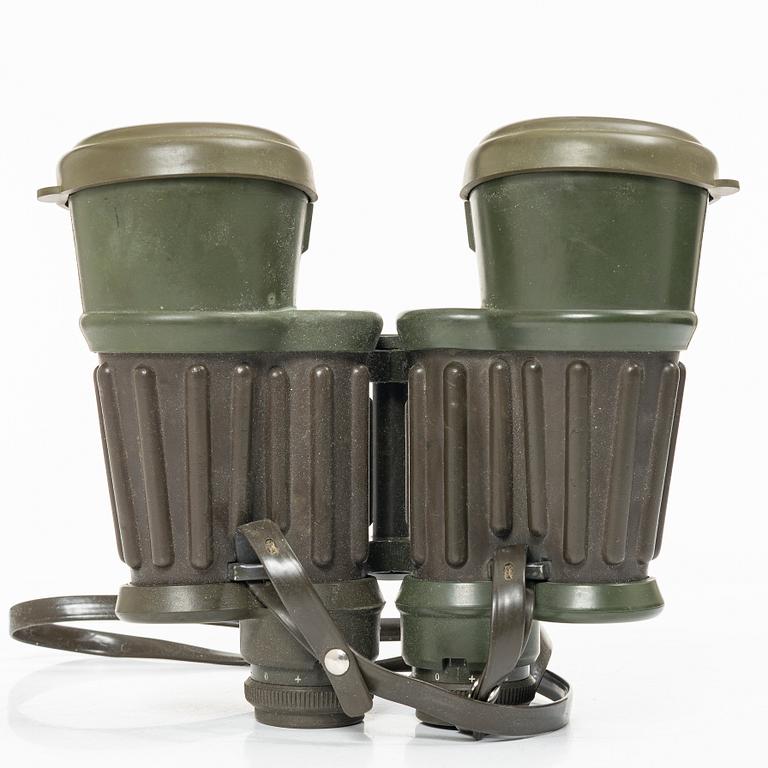 Binoculars, "Dienstglas" Bundeswehr, Hensoldt Wetzlar, 10x50.