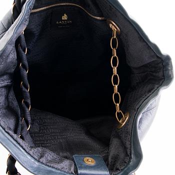 LANVIN Happy Leather Tote Bag.