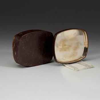 ASK med LOCK, järn samt invändigt förilvrad. Japan 1800-tal.