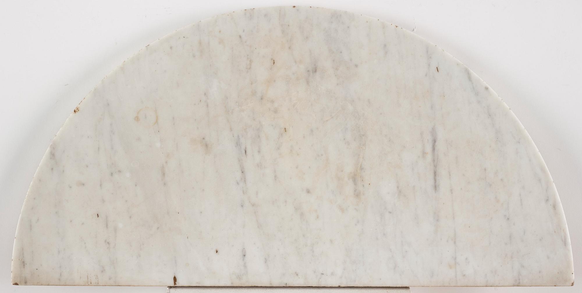 A late Gustavian console table, Stockholm, around 1800.