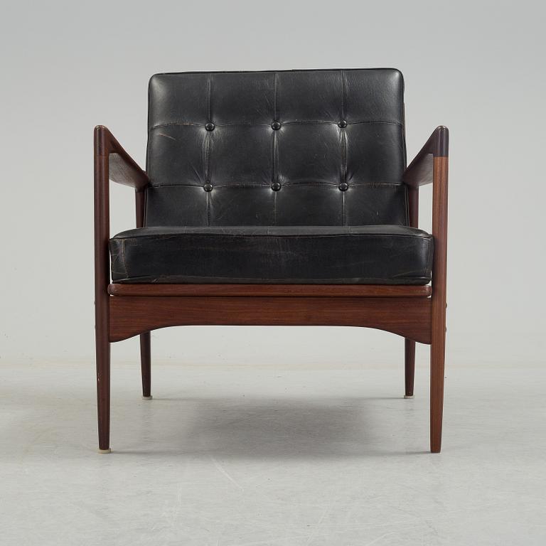 IB KOFOD LARSEN, fåtölj, "Kandidaten", OPE möbler, 1960-tal.