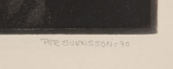 PER SVENSSON, etsning, sign, dat -70 o numr 5/50.