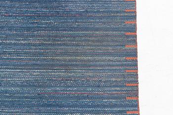 Märta Måås-Fjetterström, a rug, "T.matta, blå". Rag rug, flat weave, 193 x 147 cm. Signed AB MMF.