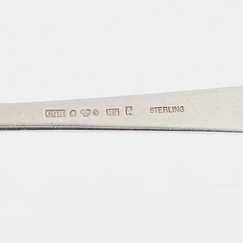 Bestickservis, 41 delar, silver, modell "Diana", CG Hallberg, Stockholm, bl.a. 1944.