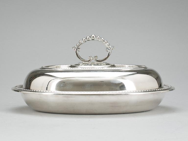 DUBBELKAROTT, nysilver, England 1900-tal.