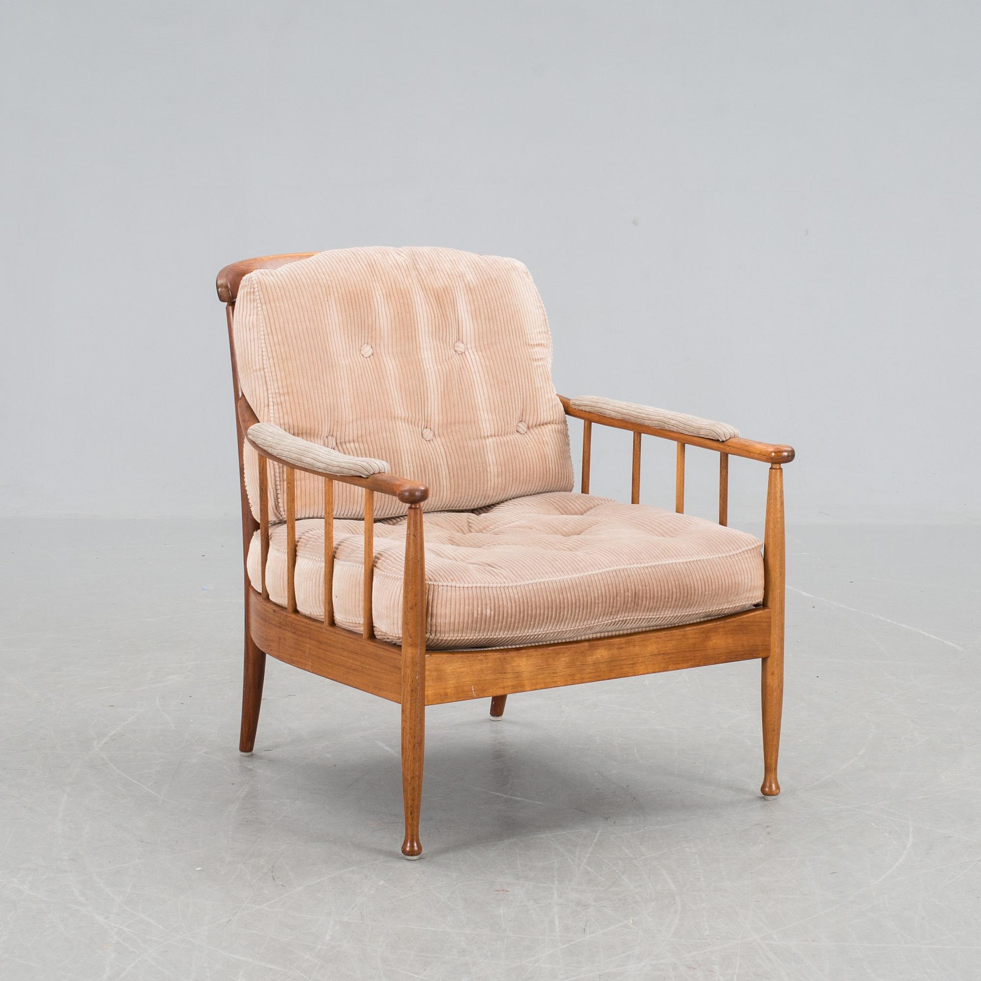 FÅTÖLJ, "Skrindan", Kerstin Hörlin-Holmqvist.