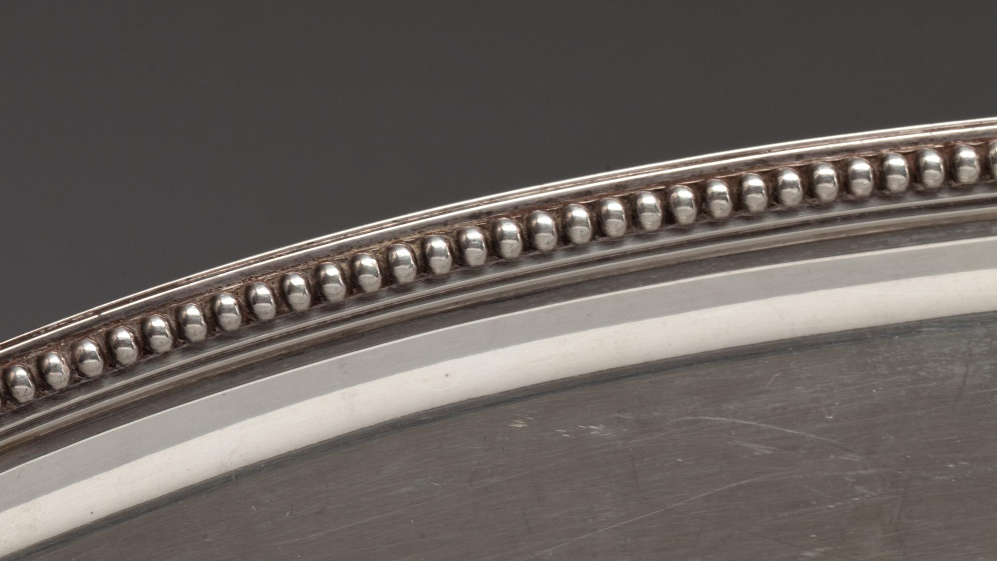FISKFAT, silver, Josef C. Klinkosch, Wien, 1800-talets senare del. Vikt ca 1900 g.