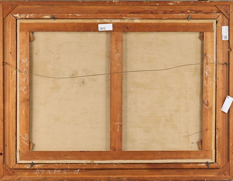 OKÄND KONSTNÄR, olja på duk, England, 1800-tal.