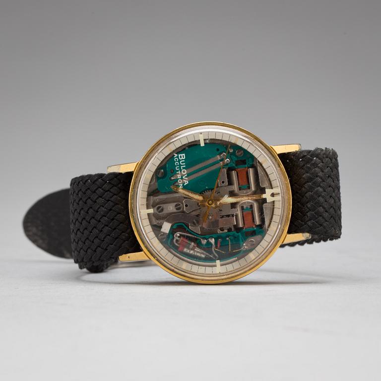 HERRARMBANDSUR.  Accutron "Spaceview", Bulova. 1960-talets mitt.