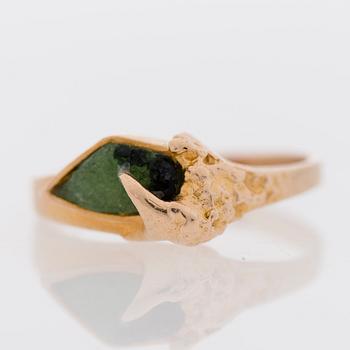 SORMUS, zoisiitti, 14K kultaa. Björn Weckström, Lapponia 1979.