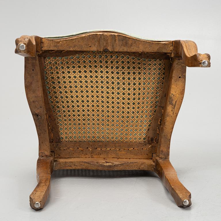 Stolar, fyra stycken, Frankrike, 1700-talets mitt, Louis XV.