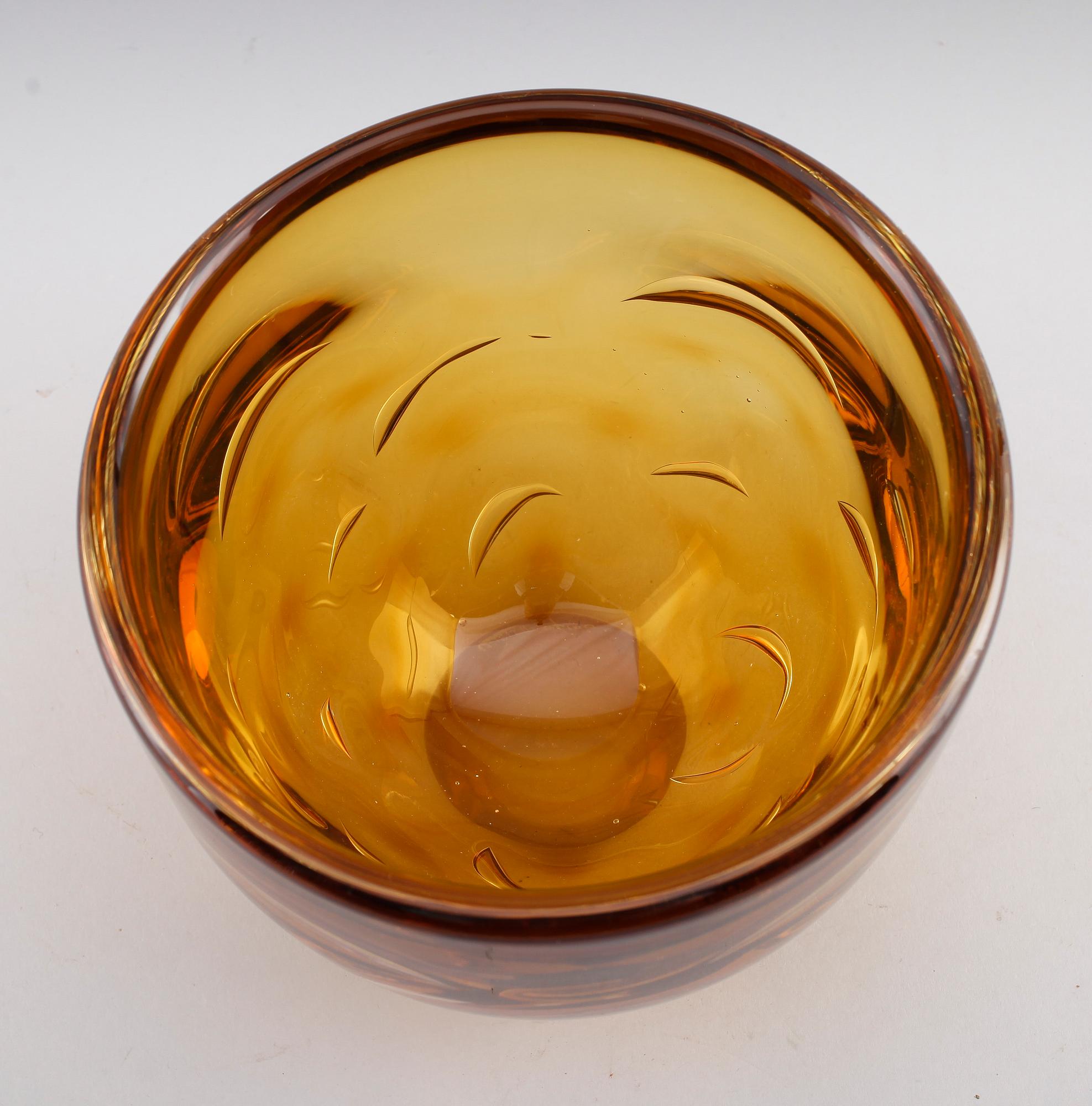 SKÅL, glas, Lars Hellsten, Orrefors.