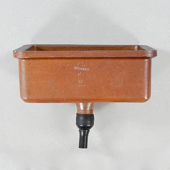 TVÄTTHO / HANDFAT, stengods, Höganäs, 1900-talets första hälft.