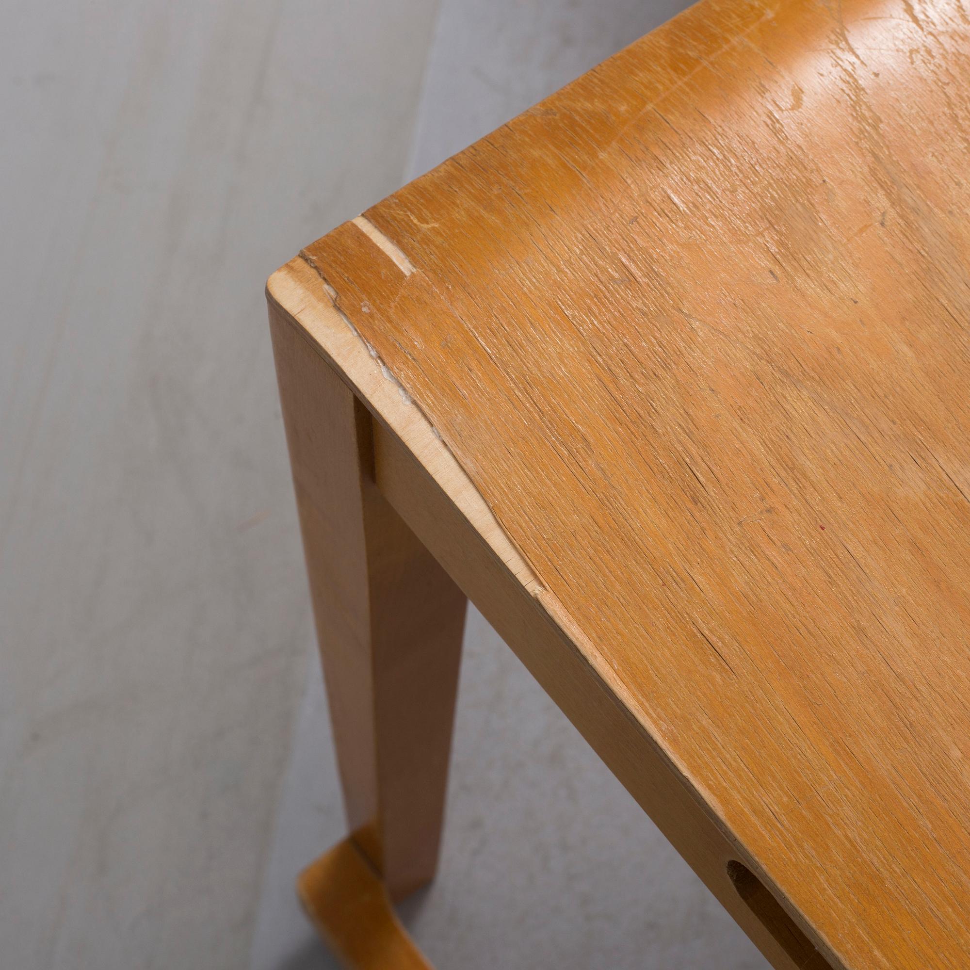 SVEN MARKELIUS, six birch 'Orkesterstolen' chairs, mid 20th Century.