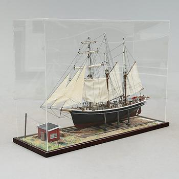 MODELLFARTYG, "Charlotta, Åstol", Åke Wistrand, 1980-84.